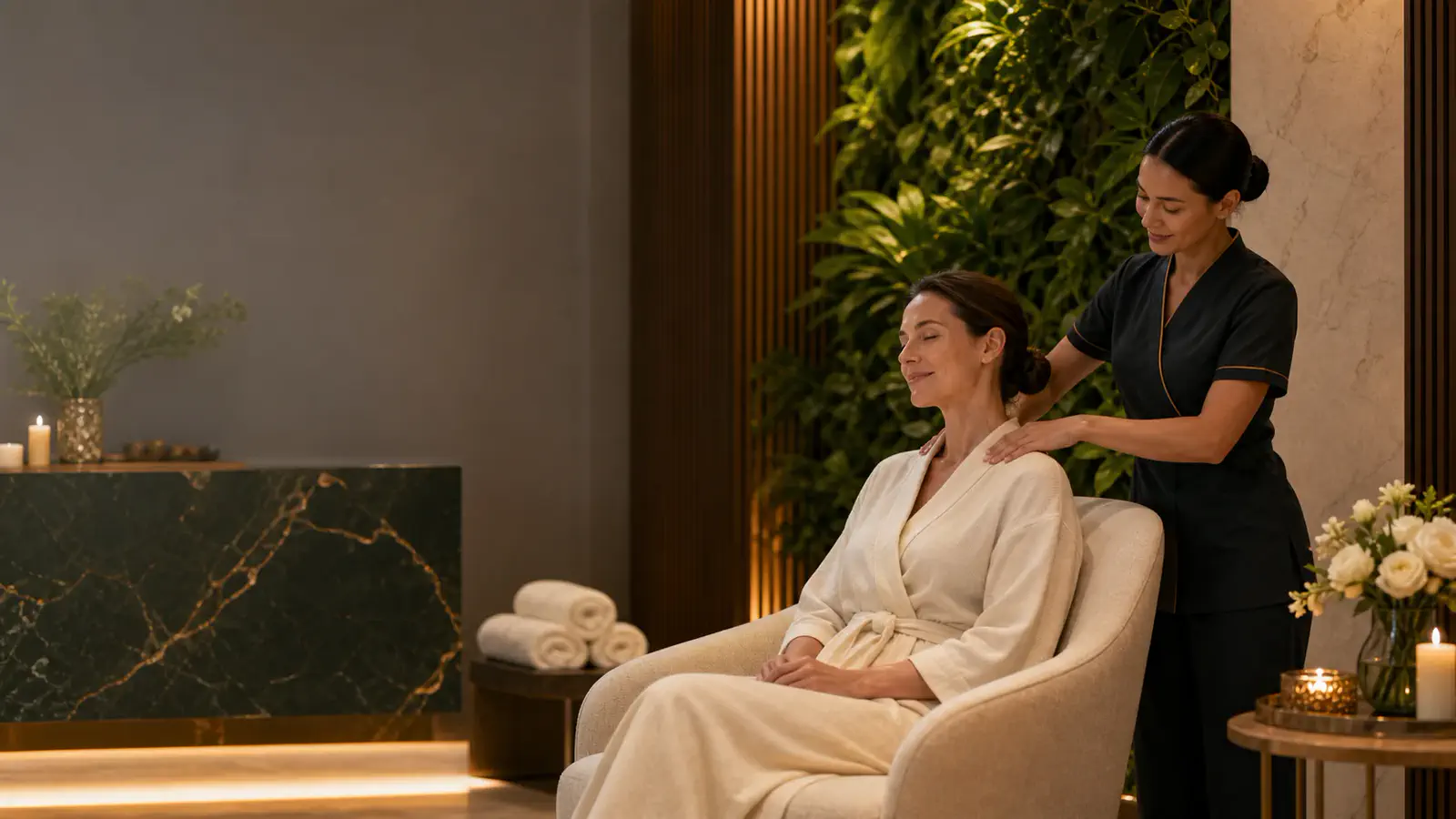 SPA-ритуал в спокойном интерьере Pandora SPA